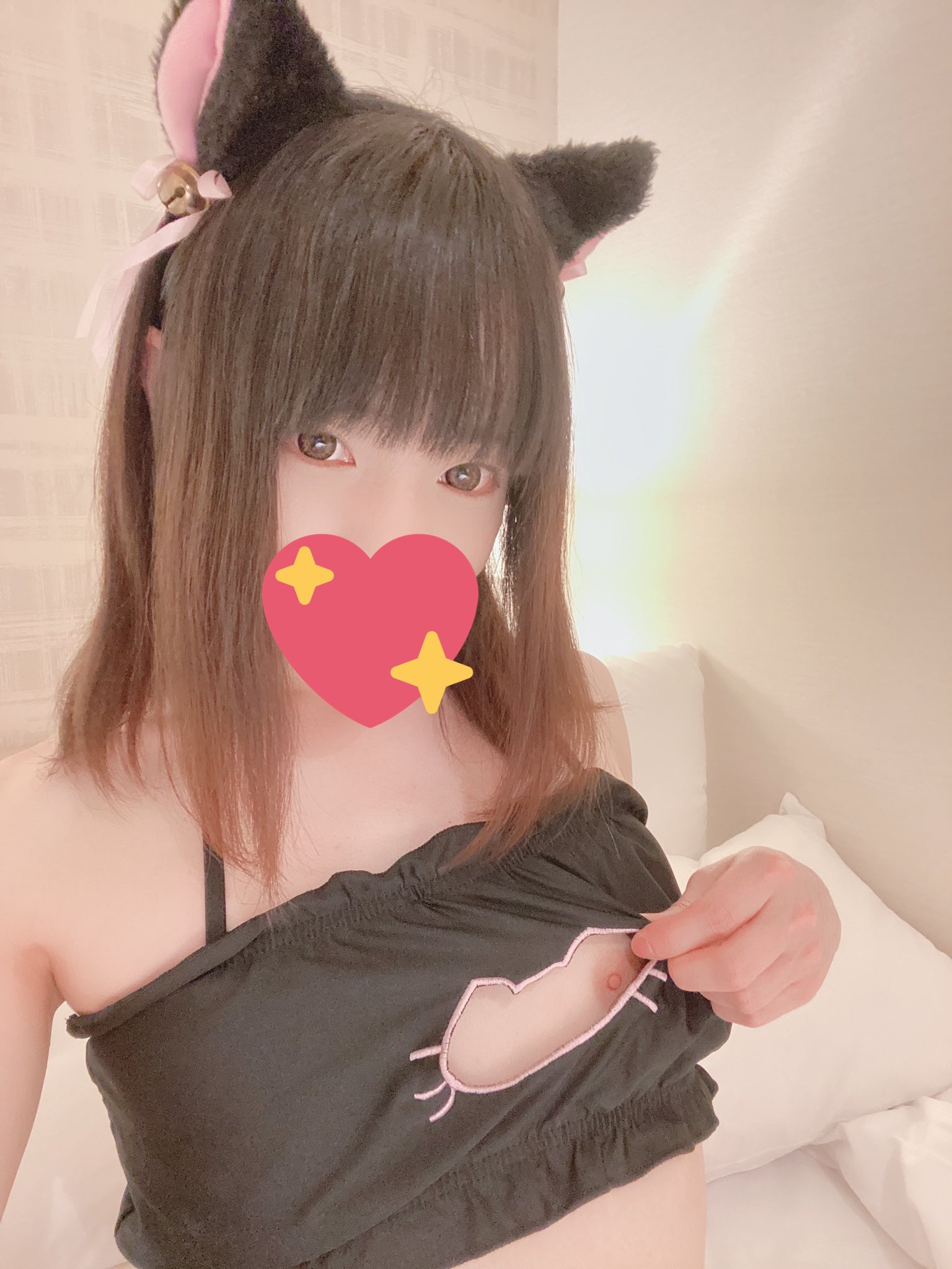 画像,ちらりん(n*´ω`*n)#男の娘　#女装男子 #偽娘　#crossdresser https://t.co/LxJN6zbDZo…