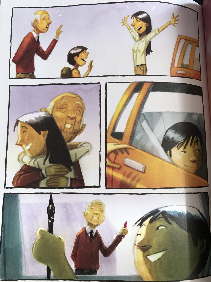 SarahScrattish's tweet photo. #DrawnTogether by @bottomshelfbks &amp; @dsantat was such a beautiful read. I plan to teach little ones how to write a POWERFUL ending to their narrative writing pieces!! #RESEteacherswrite #appteacherswrite https://t.co/cifcOmZljX