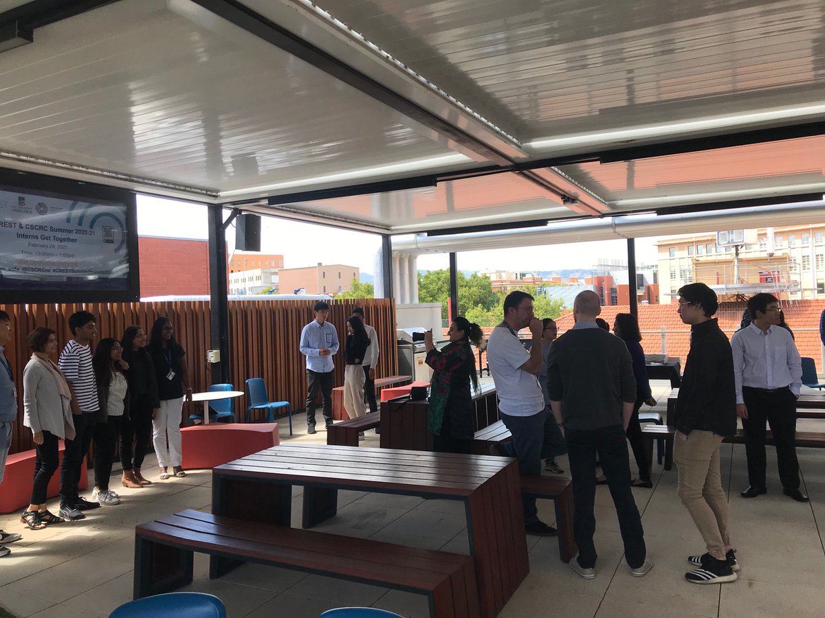 rosh_nr's tweet image. Exited to be at @crest_uofa and @CSCRCoz summer interns get-together #cybersecurity #CRESTSummerProjects2020