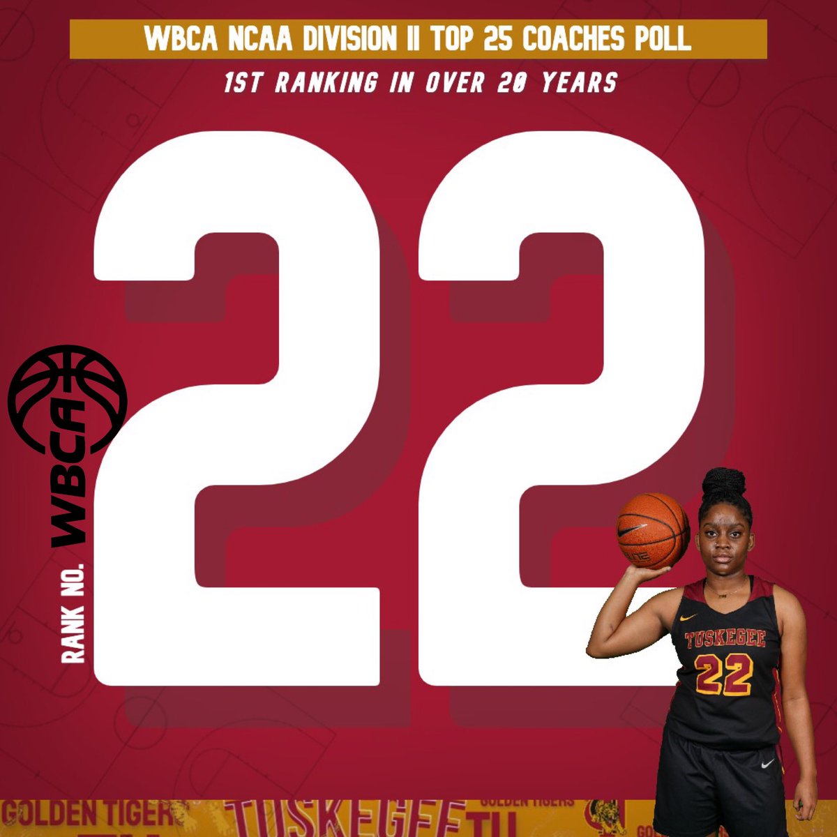 For the first time in 20 years WE ARE NATIONALLY RANKED! #22 to be exact!!!