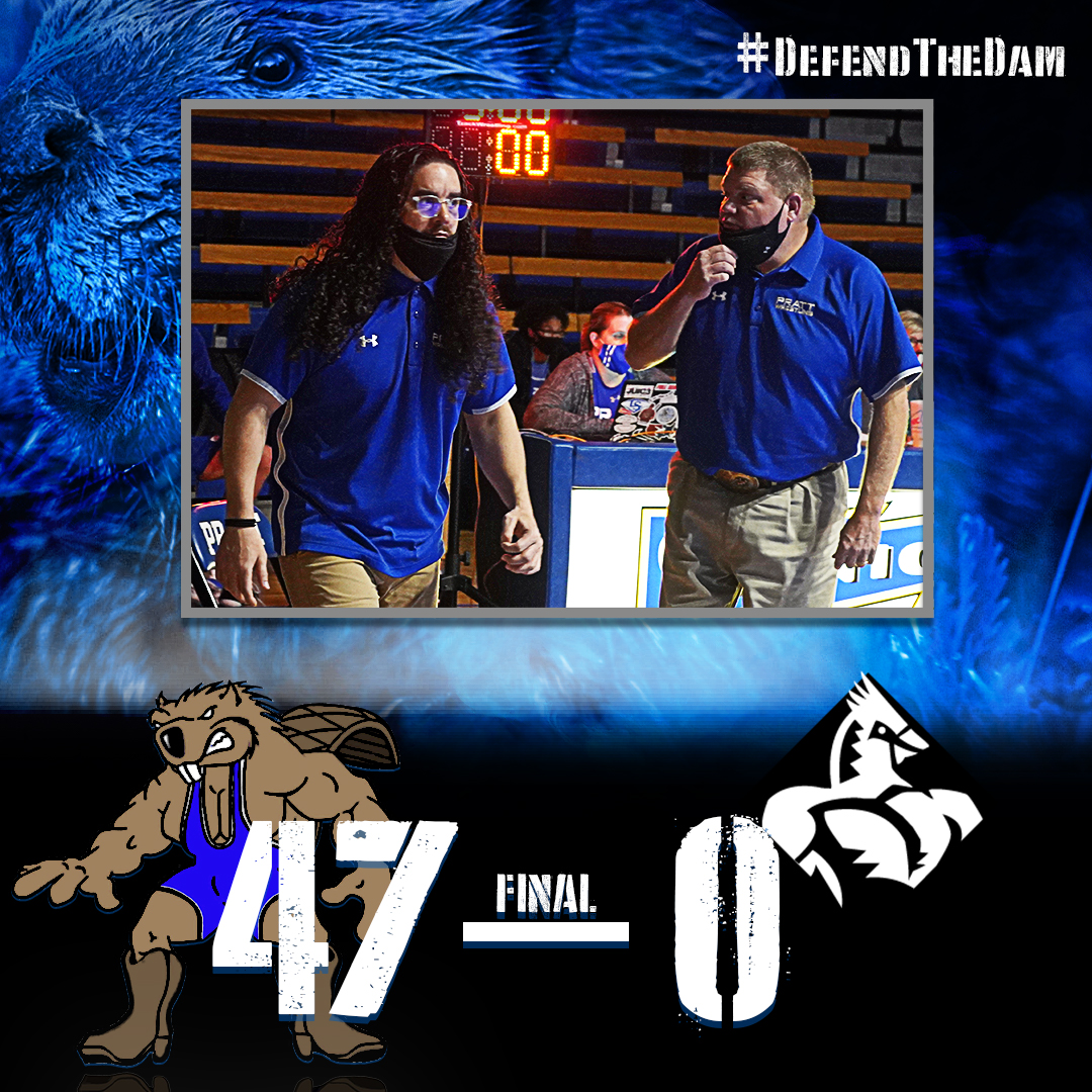 PrattBeavers's tweet photo. More of the same for @PrattWrestling...

The #8 Beavers dispatched two Top-20 conference rivals in convincing fashion to move to 5-0!

#DefendTheDam https://t.co/tIKMxnlgG4