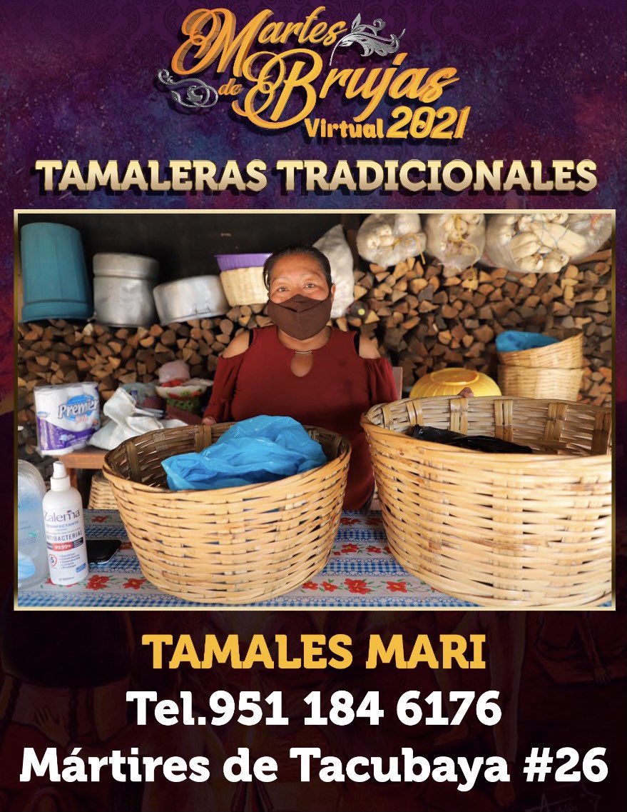 Pueden visitar a la señora Mari y degustar de los ricos tamales que prepara, se ubica en Mártires de Tacubaya 26, Cabecera Municipal de #Xoxocotlán.