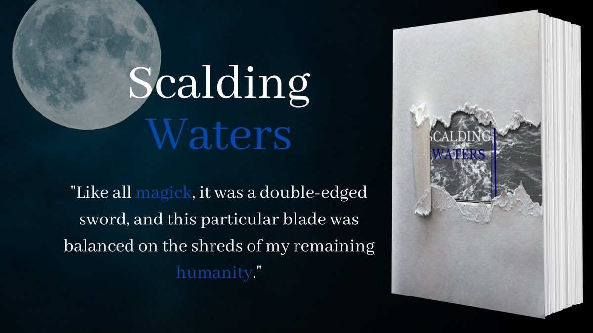 TITLE REVEAL....SCALDING WATERS 🌊

The #titlereveal for my #wip, Book 2 in the Scarlet Cherie: #Vampire Series is finally here! Along with a snippet from the book 🖤🥰