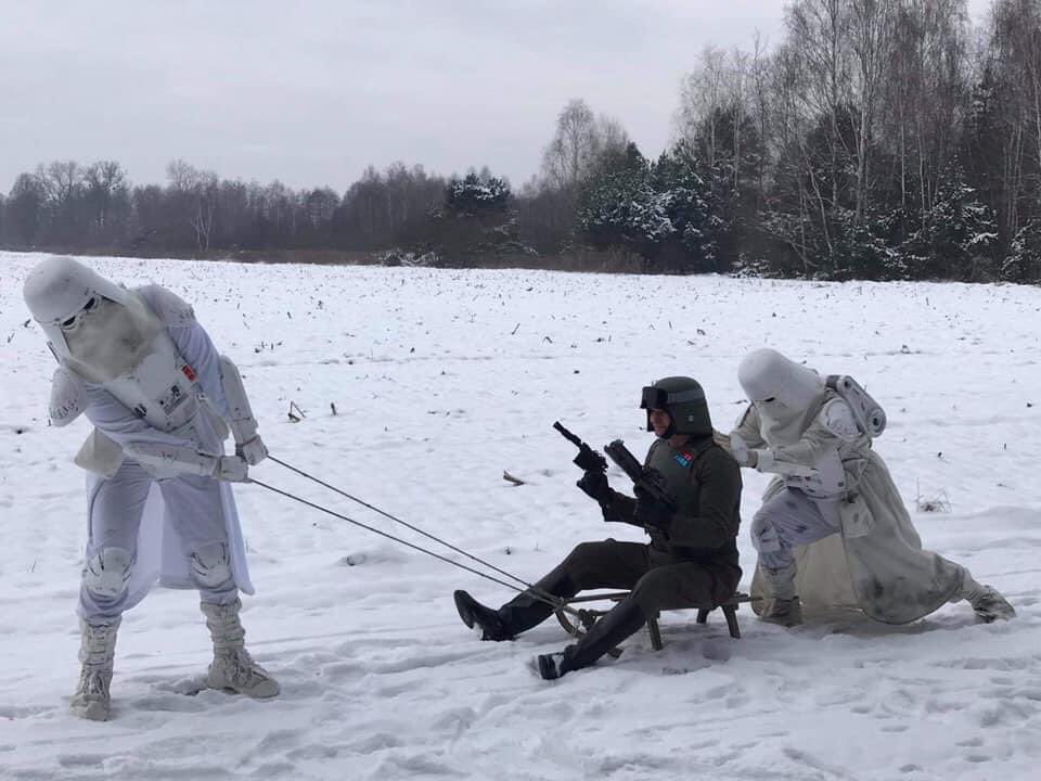 It is all fun and war games until someone loses an AT-AT.
#CaptionThis

Today's #501stPicOfTheDay goes to The Polish Garrison 501st Legion.

#501st #StarWars #BadGuysDoingGood #GeneralVeers #Snowtrooper #Hoth #EmpireStrikesBack Blizzard Force 501st Armored Cavalry Detachment