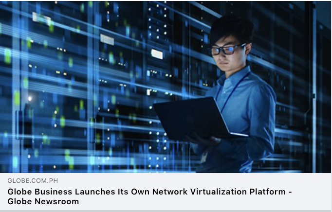 Globe_Business's tweet photo. We're the first telco to launch network virtualization in the PH! 

Find out how our Network Function Virtualization Orchestrator (NFVO) can help companies gain stable, reliable, and scalable networks here: https://t.co/96h8GwICf6

#GlobeSDWAN #GlobeCybersecurity https://t.co/4OF6UpBgET