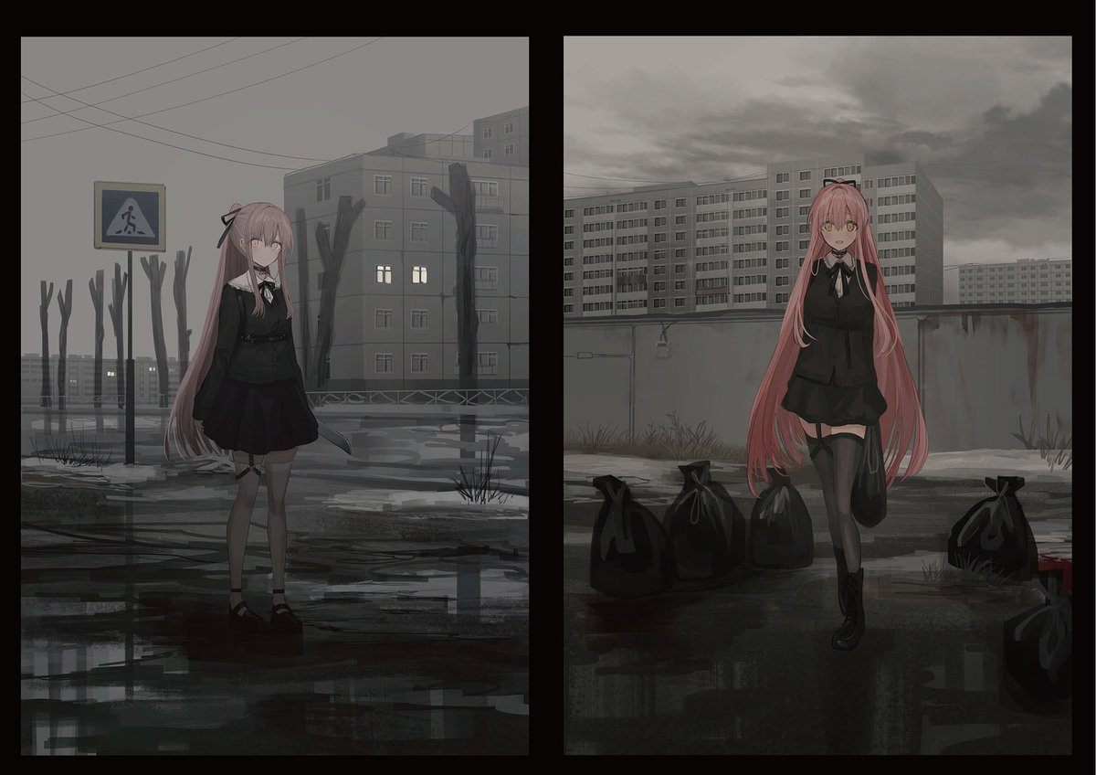 ちふり 新刊イラスト本 Yana Yana Yana サイズ オフセット印刷 本文16p 表紙込みでp B6サイズのカラー印刷イラストカード1枚付き ゆめかわ 不穏な病みかわな雰囲気の絵を集めたフルカラーイラスト本です ゲストで紀奈さん Kinona に絵を描いて