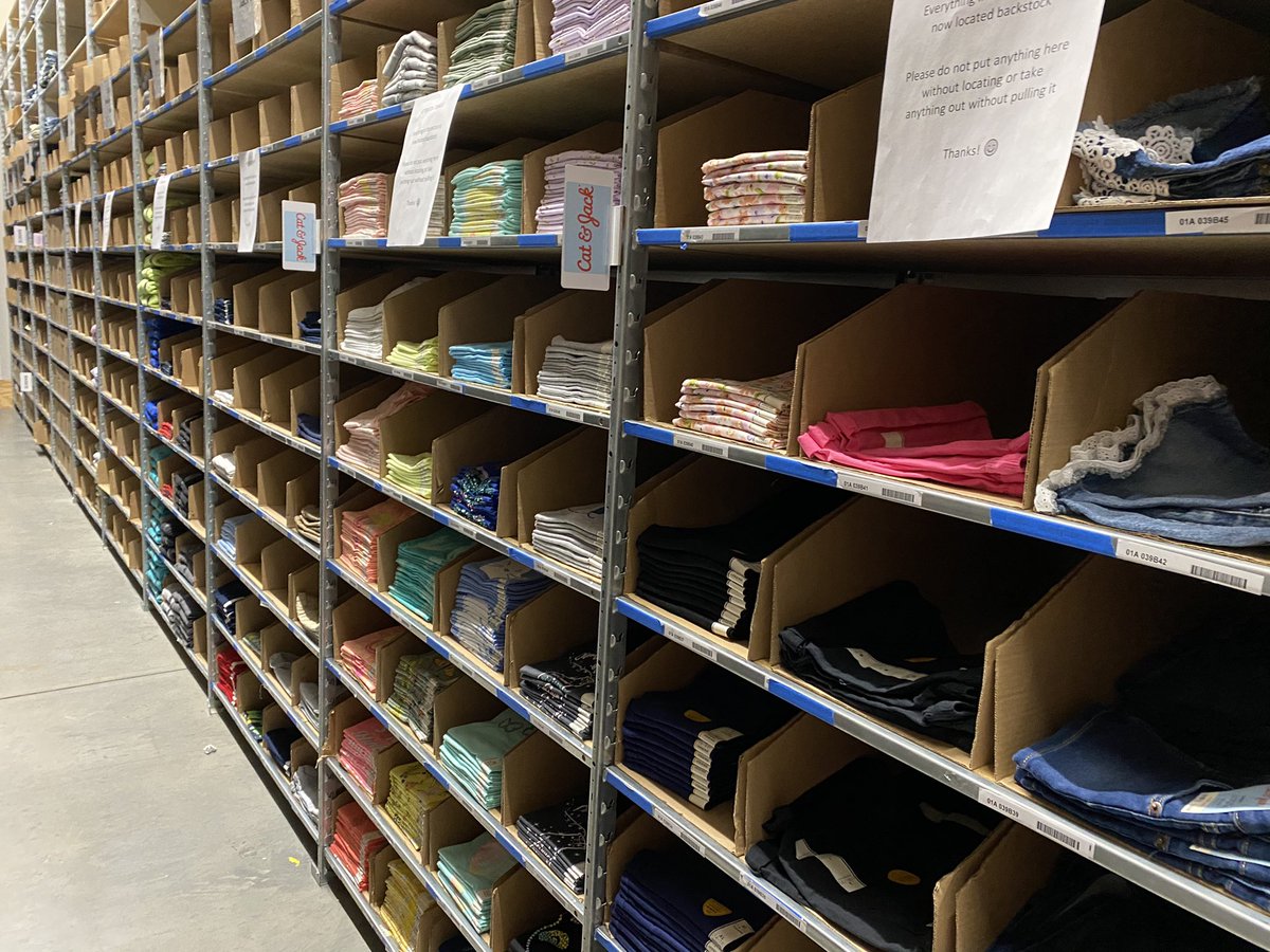 Spent some time in girls this week focusing on standards from the back room to the sales floor and we are looking sharp 😍 #t2847 #backroombounceback #standards #target