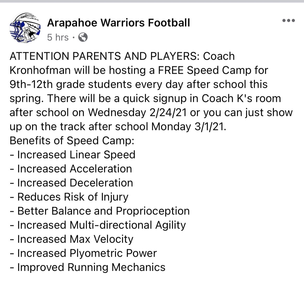 Also, there will be 9 days the students will miss school because we are testing at other schools.