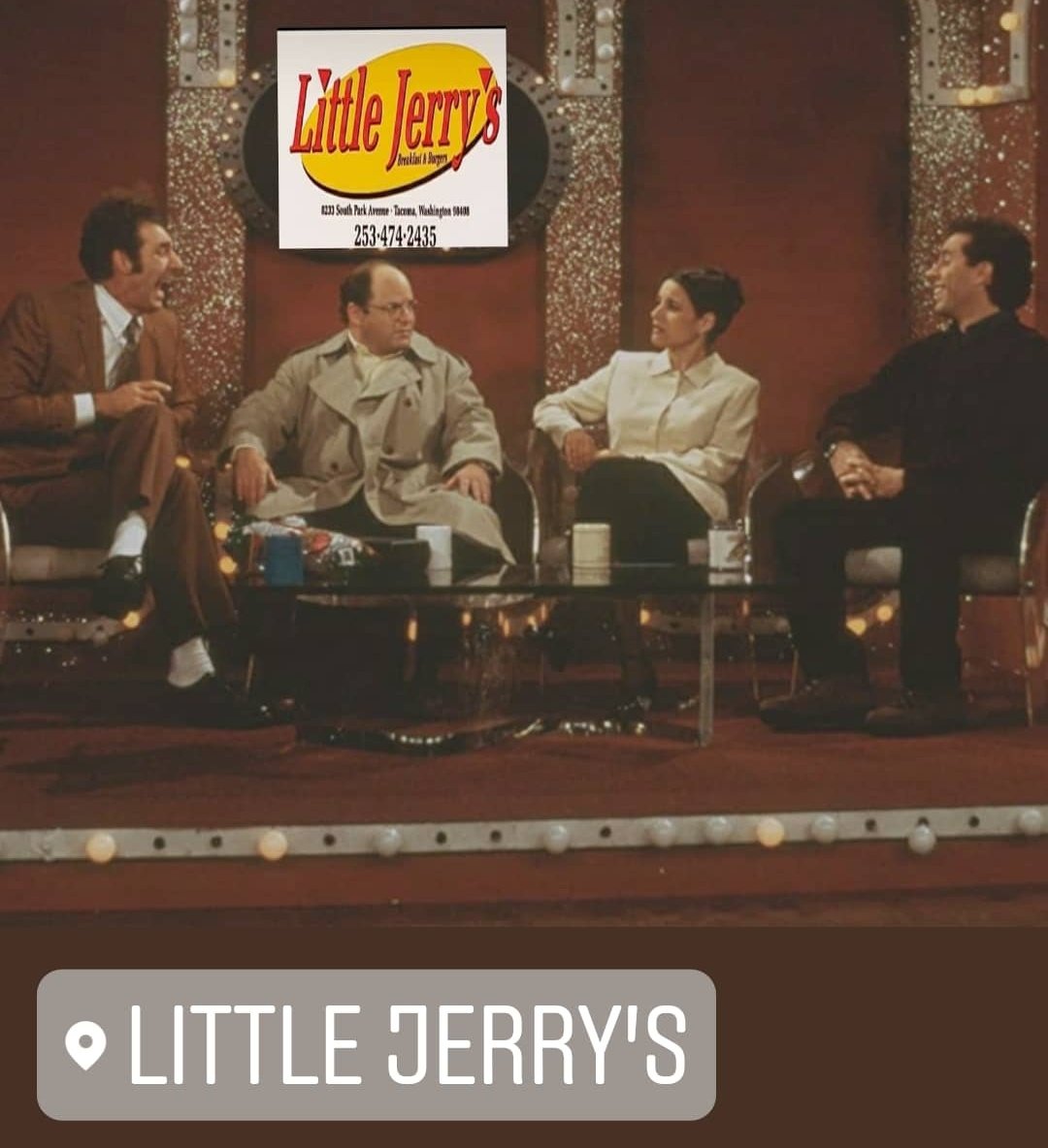 LittleJerrys's tweet photo. One of our favorite episodes. #LittleJerrys #Seinfeld #TacomaWa #NotFamousJustGood #Local #Tacomafood #fooddestination #seinfelddiner #seinfeldtv #seinfeldvibes #seinfeldreference #seinfeldaddicts #seinfeldaddict #seinfeldmeme #seinfeldmemes #SeinfeldFan #SeinfeldFans #breakfast https://t.co/9QWGJumC0v