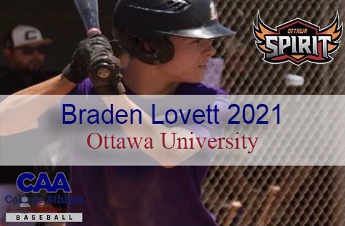 Congratulations <a href="/BradenLovett21/">Braden Lovett</a> on your commitment to <a href="/O_U_A_Z/">OttawaUniversityAZ</a>