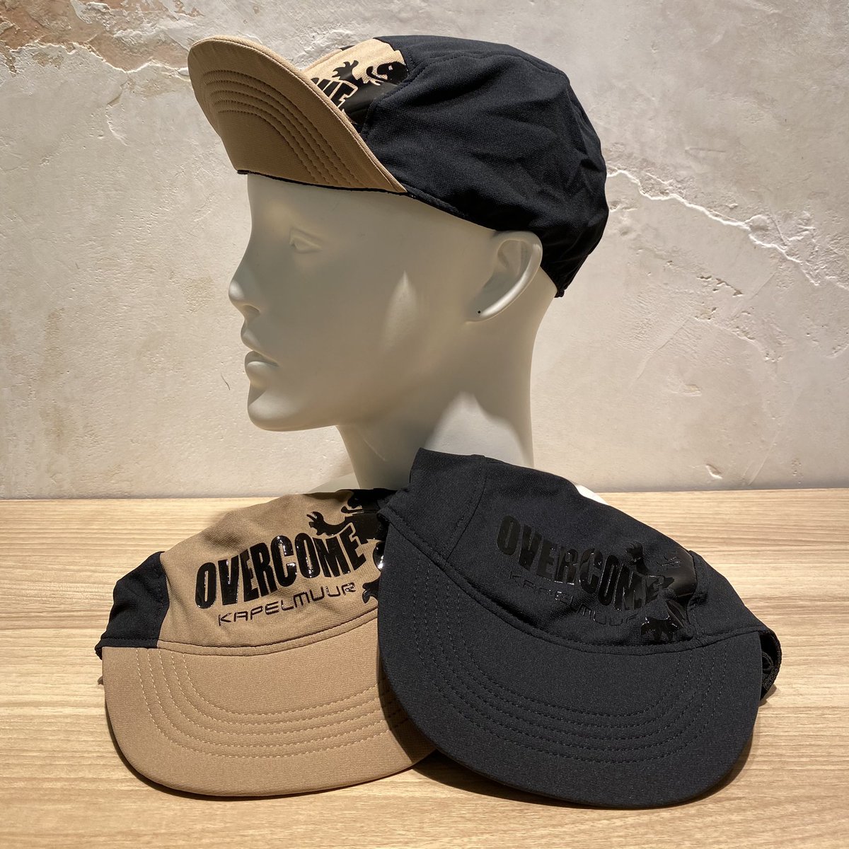 Kapelmuur 大阪 21春夏newアイテム サイクルジェットキャップ Over Come ジェットキャップの様な 大きめの ツバを採用しよりカジュアルテイストに 薄くストレッチ性もある生地で乾きも良く ヘルメットの下にも勿論被れます Kapelmuur カペル