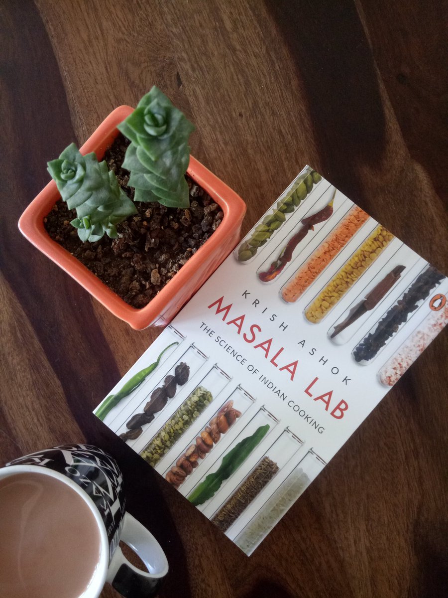 desiTraveler's tweet image. Now reading &amp;amp; enjoying this lovely book Masala Lab about the science of Indian Cooking by @krishashok. #bookclub #amreading #breakfaststory