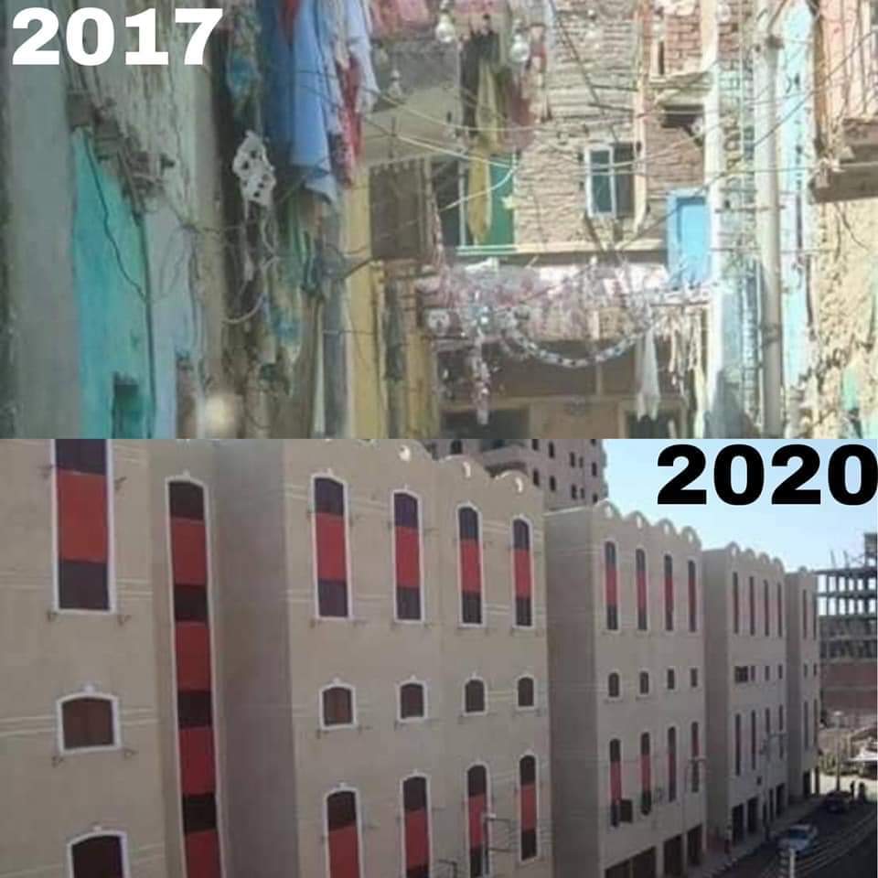 Egypt is transforming slums to modernised areas.