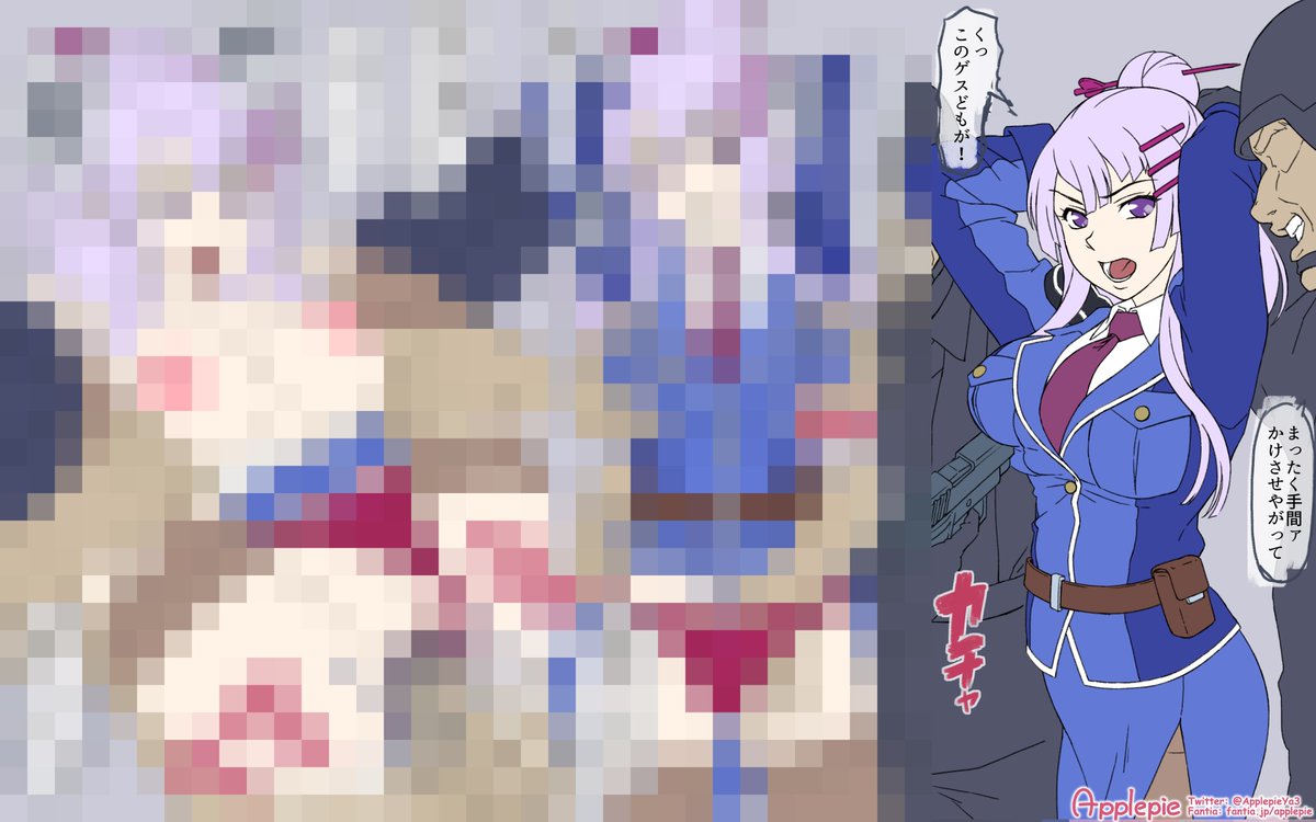 ペン入れ、塗り分けまで終わりました😌 