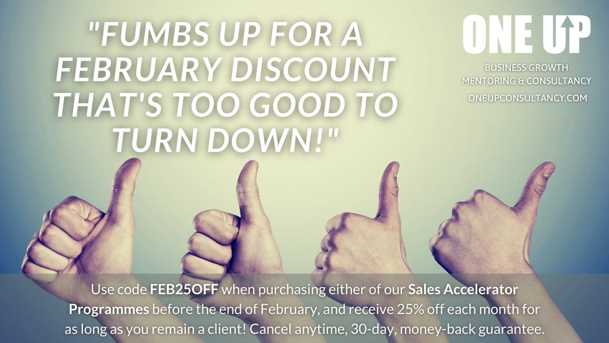 One Up Consultancy tweet media