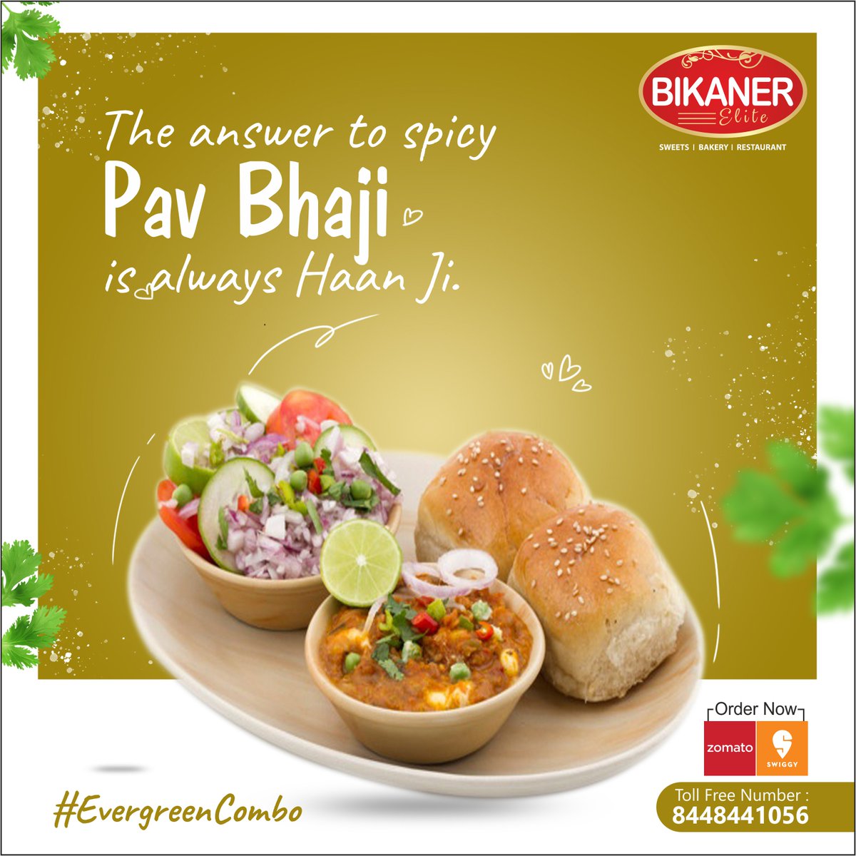 BikanerElite's tweet photo. Plan a day out and relish Bikaner Elite’s special Pav Bhaji with friends and loved ones.
.
.
.
#EvergreenCombo #PavBhaji #DeliciousFood #Snacks #BikanerElite #deliciousness #Patna #bakery #eatry #restaurant #sweetspo https://t.co/Xg5DvMquOF