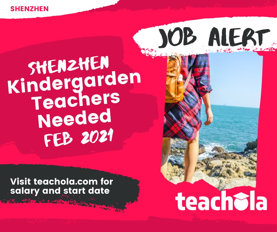 teacholagroup's tweet photo. Teaching the little ones is one of the things we love about working in Asia 😀
Experienced teachers needed for a beautiful kindergarten in Shenzhen 🧸 Apply now at https://t.co/oEeWzVSn2J
#teachola #expat #Travel #expatlife #teachingabroad #Shenzhen  #jobsinchina #teacherlife https://t.co/yJ4zp3211f