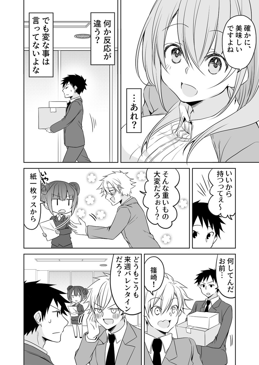 バレンタイン前哨戦
#うちの会社の小さい先輩の話 