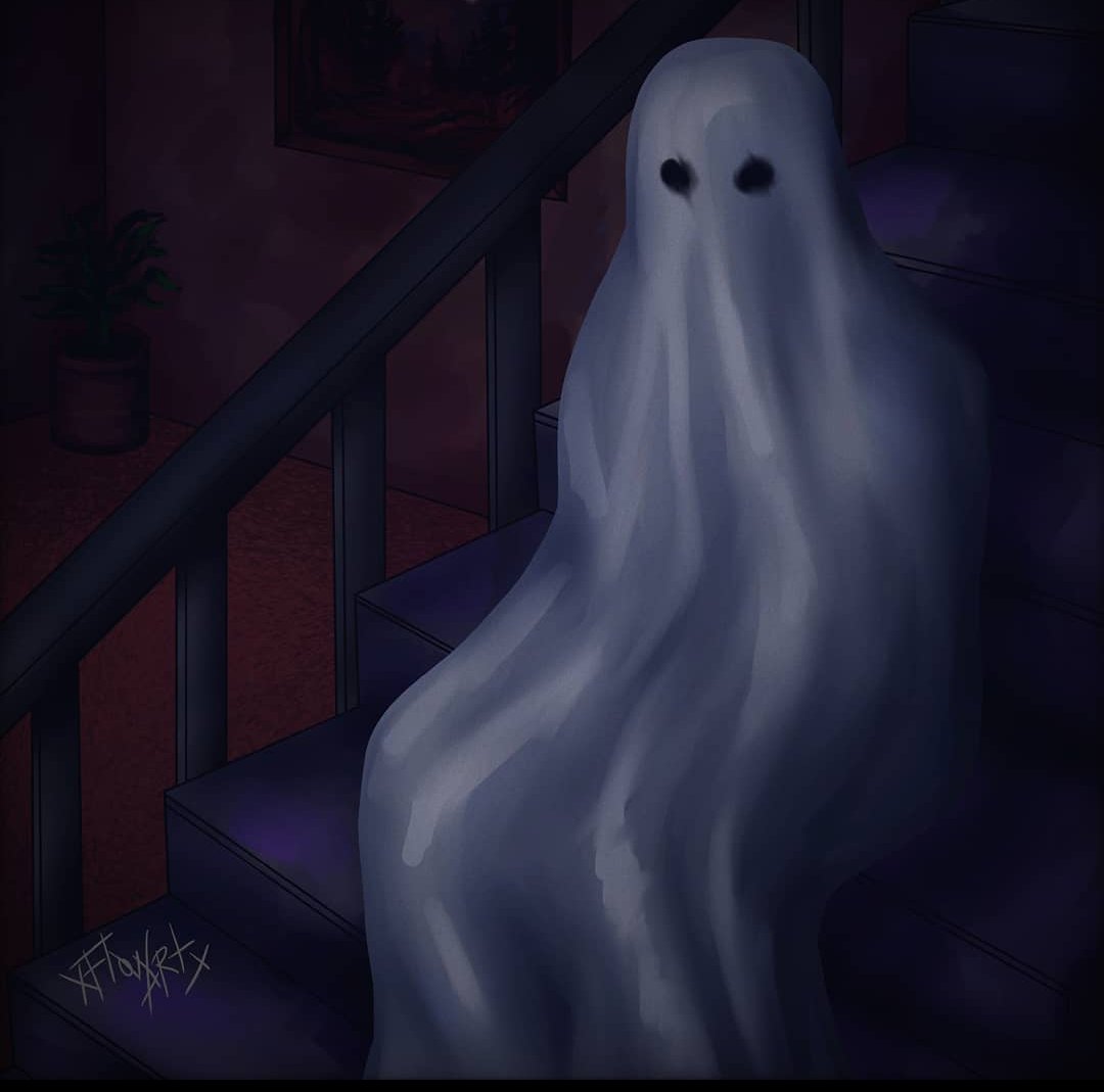 xflow_artx's tweet photo. Cozy ghost 
#horror #ghosts https://t.co/Q7vt9Xo8t1
