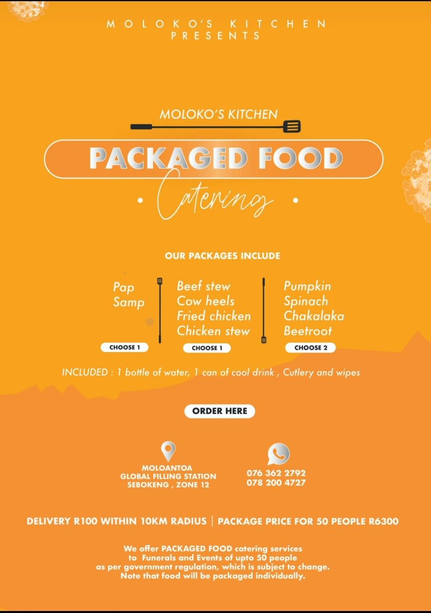 moloko_kitchen's tweet photo. @IamSiba_B Focus on more pressing issues while we take care of the food. https://t.co/wAcJPo4CxQ