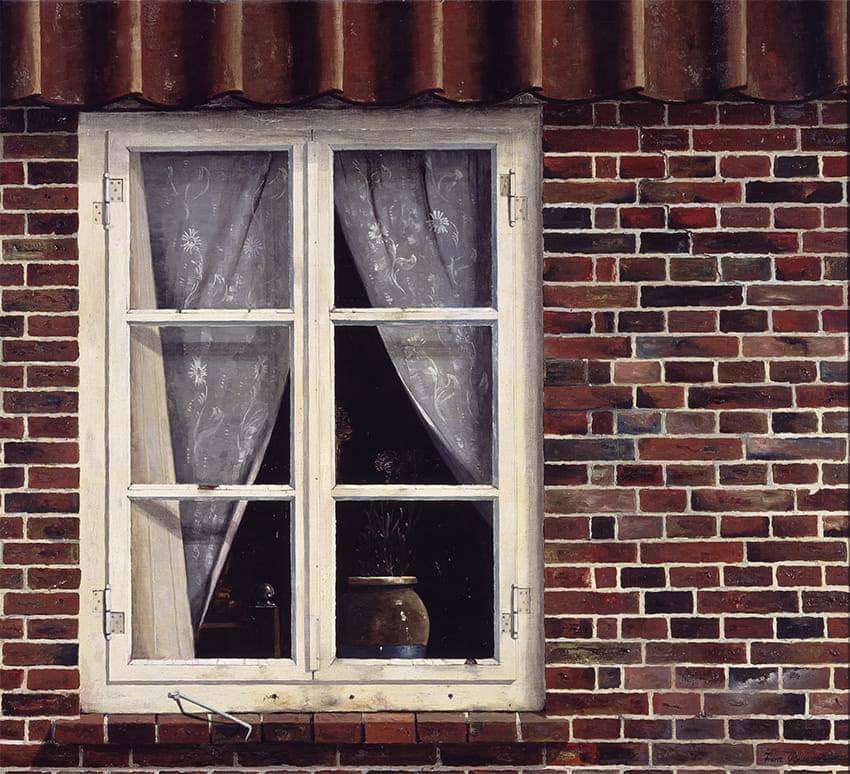 The neighbours window. Franz Radziwill. Окна 1930. Альбом с окном. Фенстер окна.