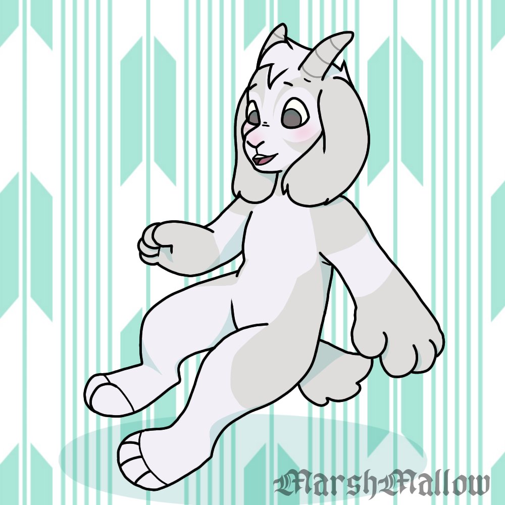 marshmoooo's tweet photo. Goat? Bunny?? Cute!
Commission I did https://t.co/hB2c0BBXsl