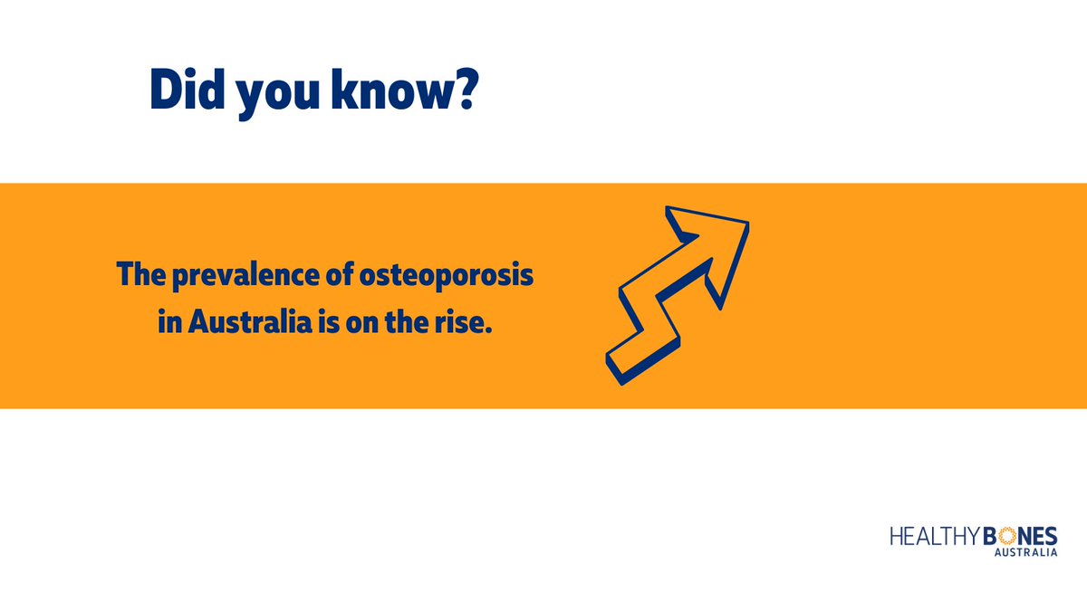 Concerningly, there are more than 4.74 million Australians over 50 years of age (approximately two-thirds of people over 50) living with poor bone health.

healthybonesaustralia.org.au.

#healthybones #knowyourbones