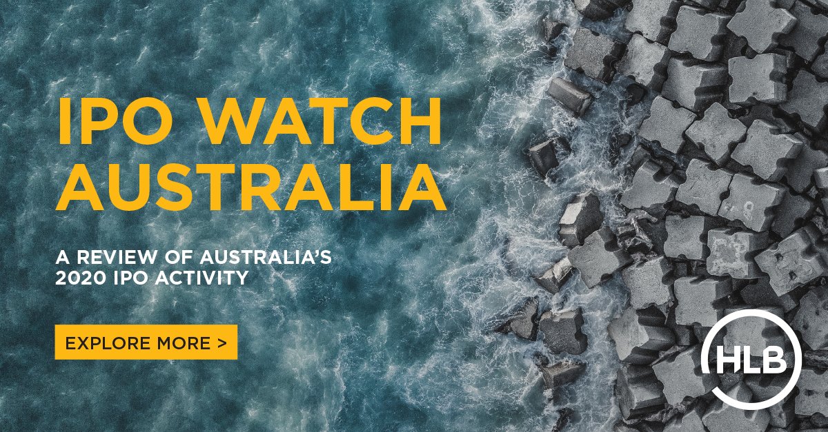 HLB_MannJudd's tweet photo. Perth partner, Marcus Ohm reviews in detail the state of #IPO activity in Australia. “The IPO market ended the year very strongly after a challenging first six months"... Read the full report here: https://t.co/CEL7fVEqAx
#markettrends #IPOReport #IPOactivity #AustralianIPOs https://t.co/6IiPJendTY