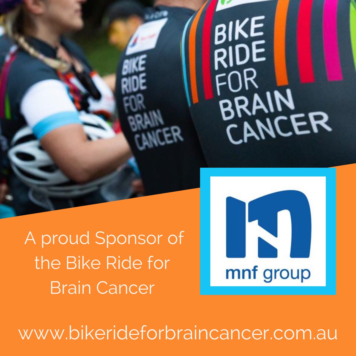 The MNF Group have always been great supporters of our cause both on and off the bike. 

Thanks for being a Major Sponsor of the Bike Ride for Brain Cancer and all your continued support. 

#roadtoacure #bikerideforbraincancer #braincancer #mnfgroup #braincanceraustralia