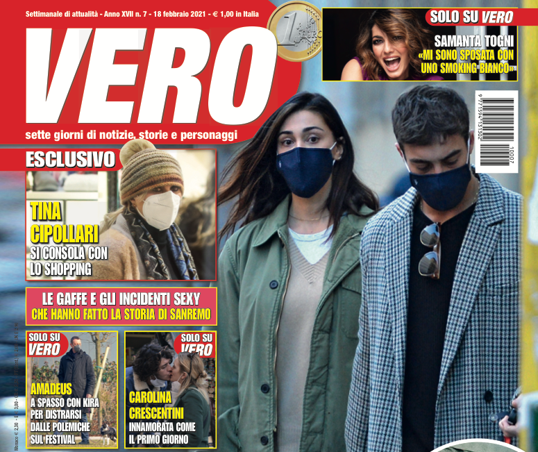 In #edicola il nuovo numero di #VERO con #TinaCipollari #BelenRodriguez #Belen #AntoninoSpinalbese  #Amadeus  #CarolinaCrescentini #SamantaTogni #Sanremo2021… e molto altro 😎😎😎 - #Gossip #Vip #Televisione #Spettacolo #copertina