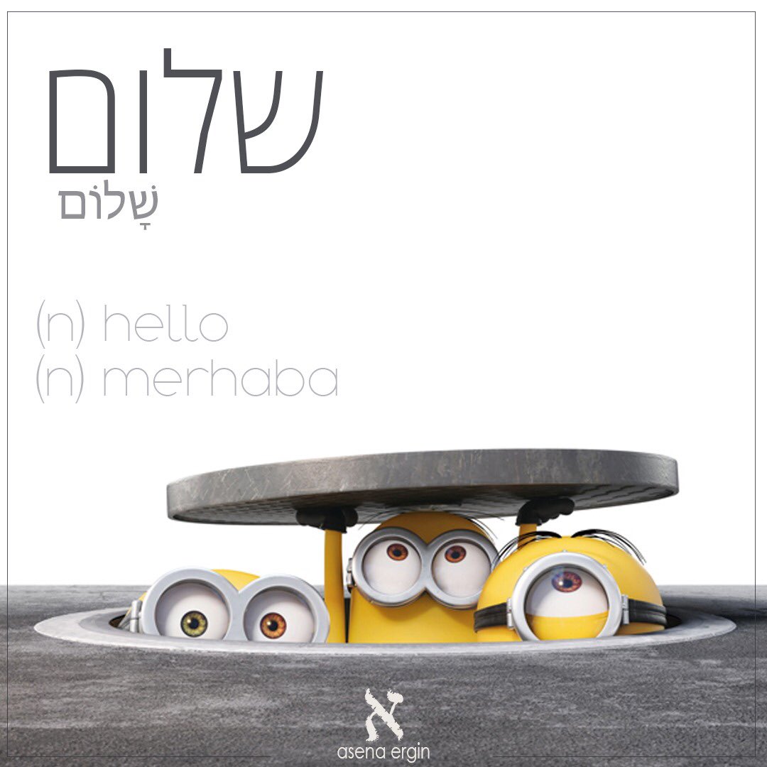 hebrewlearnn's tweet photo. (Şalom)  שלום! 
#hello #merhaba #hebrew #ibranice 
#עברית #שלום https://t.co/XEf6N8ZzGd