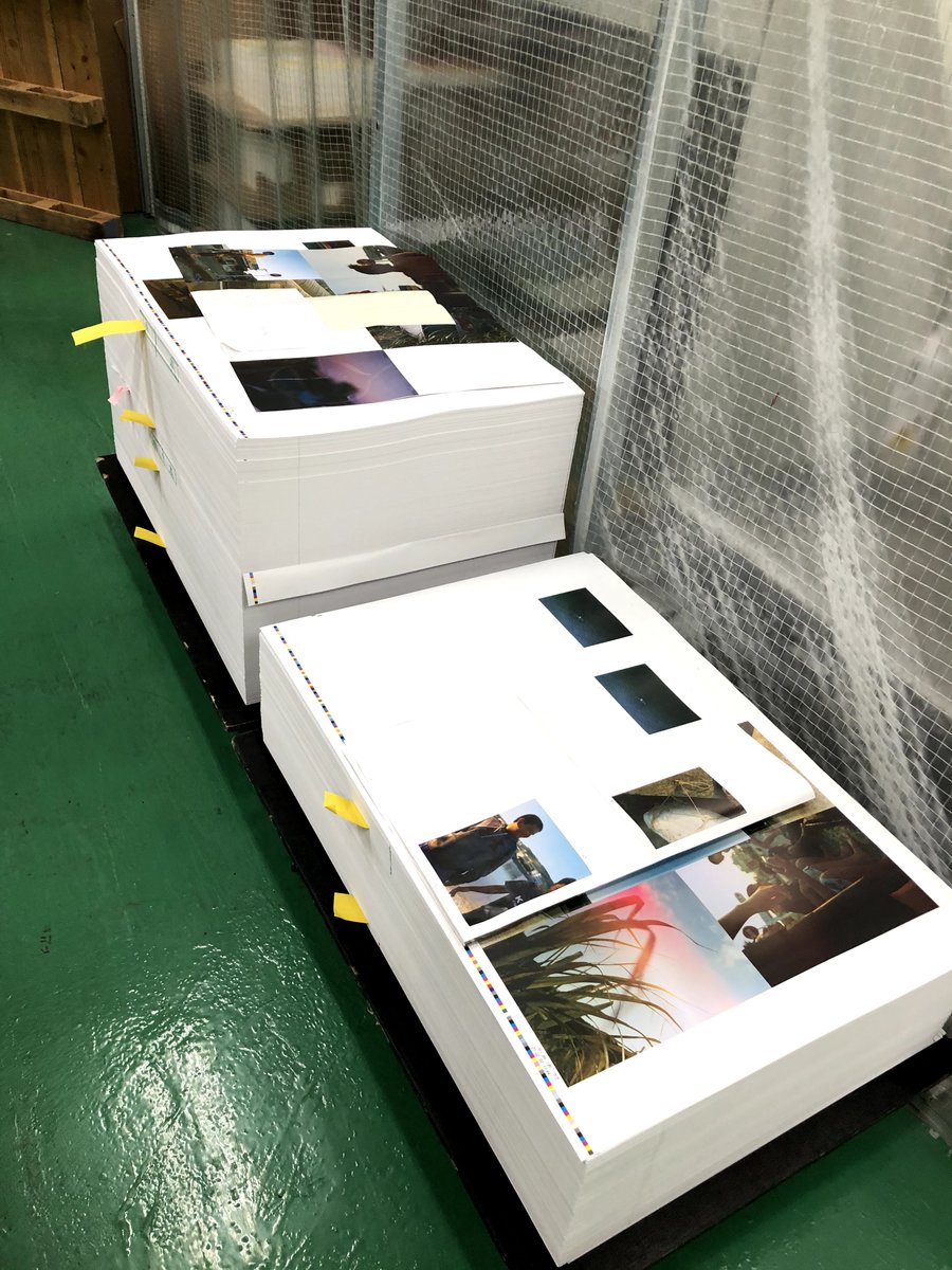 samuelrhodes's tweet photo. Press check for "青 or the offspring of a blooming death" upcoming book with photographer Xavier Tera https://t.co/x9IXlc4oUz for Twin Brains Films https://t.co/SINOfvrozU https://t.co/7Ki0ICgmMq