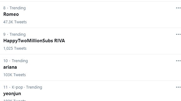 RHTAofficial's tweet photo. It's already trending! Go fanmily. All for @RivaQuenery_ 

HappyTwoMillionSubs RIVA https://t.co/UCxN3Dx3Gl