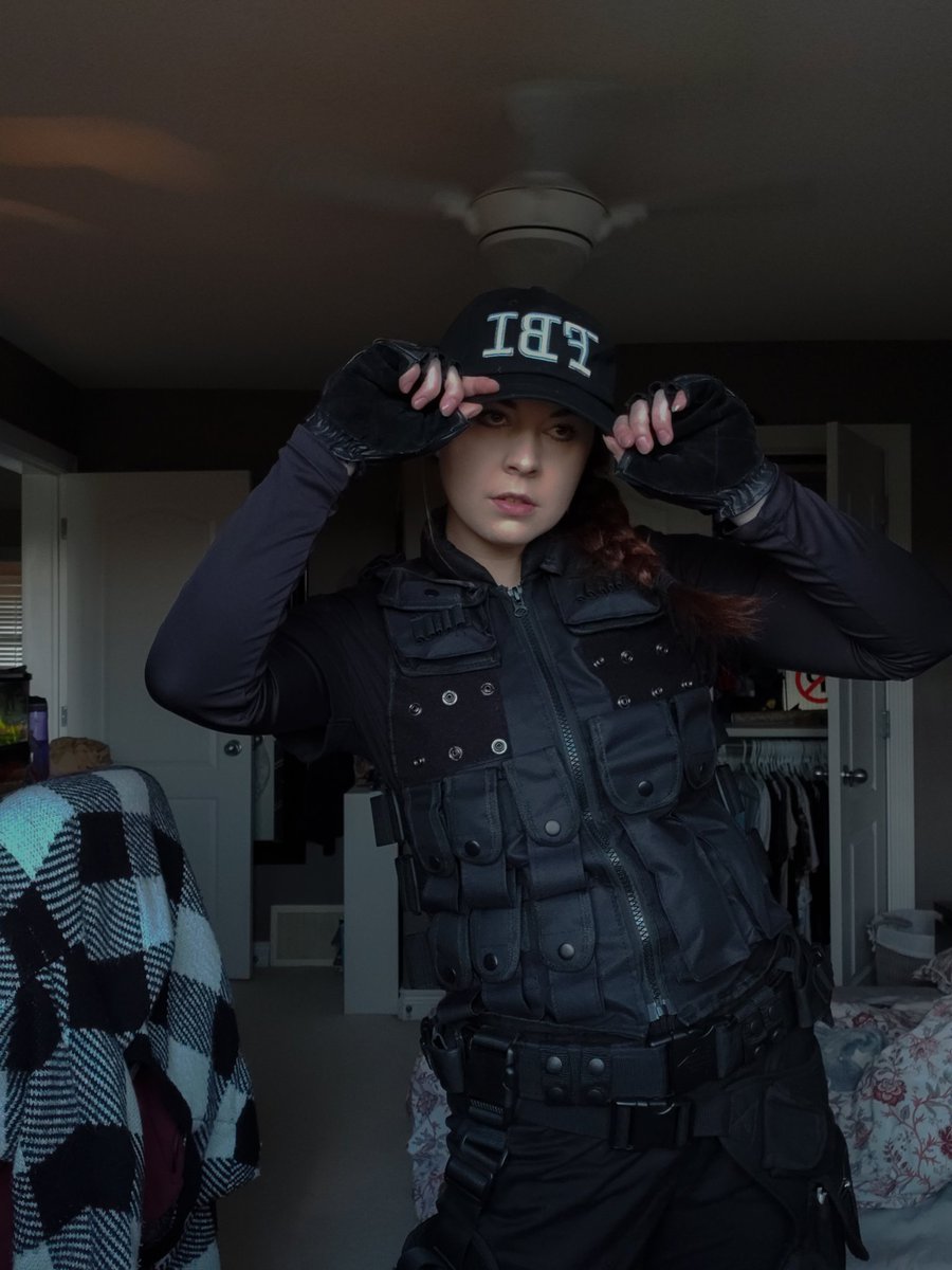 Sharksided's tweet photo. My Ash cosplay I really hope I can show off in a convention once covid's over 💫❤ #r6 #r6cosplay #r6ash https://t.co/5TyKUVbWul