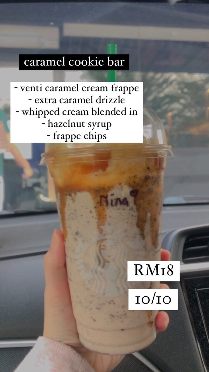 since ramai request buat thread :starbucks custom recipe malaysia edition(aku post ikut turutan mana paling sedap)