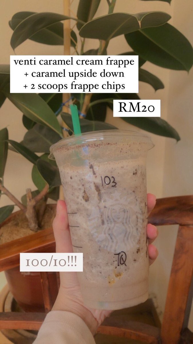 since ramai request buat thread :starbucks custom recipe malaysia edition(aku post ikut turutan mana paling sedap)