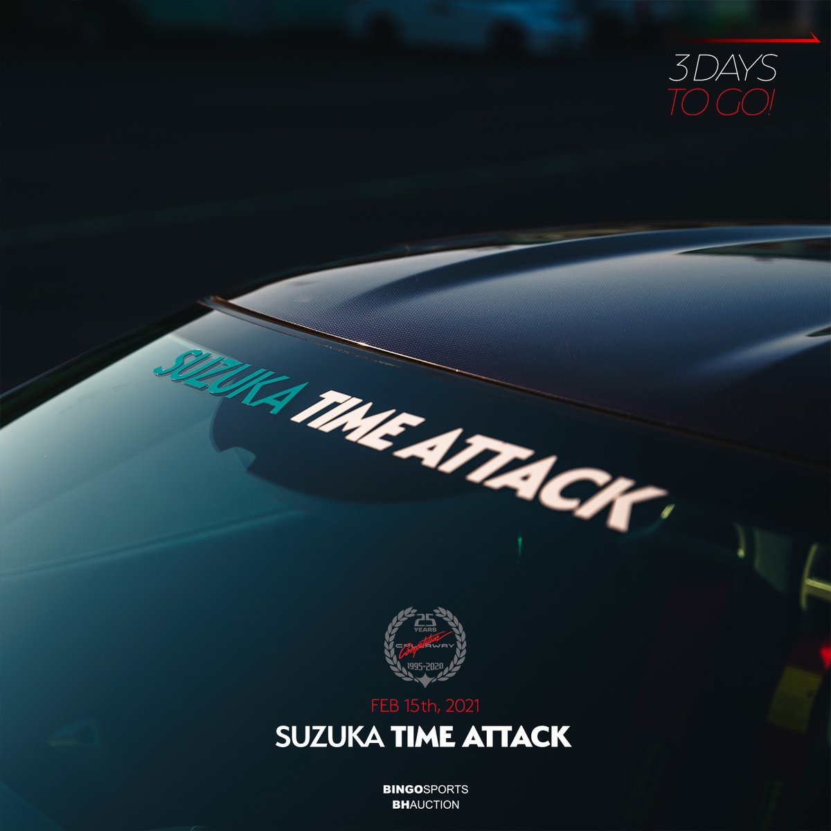 bingo_media_jp's tweet photo. ❸ days to go!
Suzuka TimeAttack  FEB 15th, 2021

#callawaycompetition  #suzukacircuit #corvette https://t.co/fZ9KoJc5uK