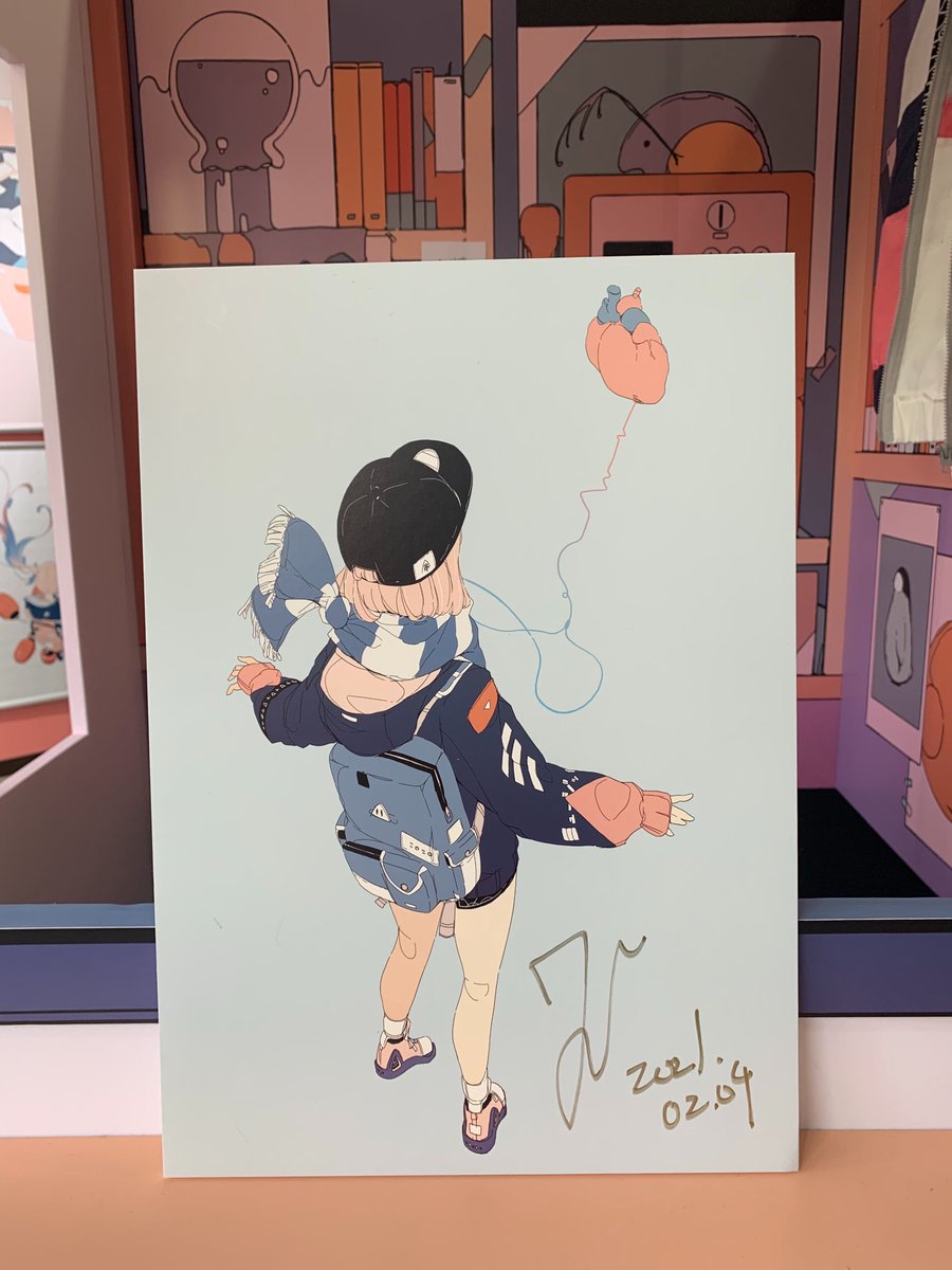 ダイスケリチャード 直筆サイン入り 複製イラスト