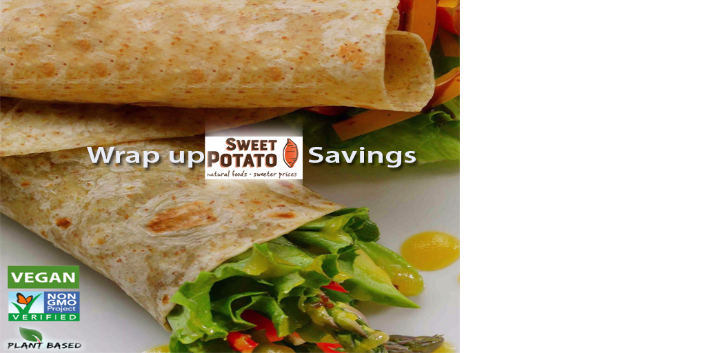 indianlife's tweet photo. 11" #vegan #wraps ON SALE Feb. 12-25 @thesweetpotato Toronto on Vine. In a rainbow of colors/flavors! #NonGMO & #organic ingredients, and they hold up to the toughest fillings!
#chapati #coriander #masala #pesto #spinachwrap, #sundriedtomatobasil #tortillawrap https://t.co/ohY0dxtS9Y