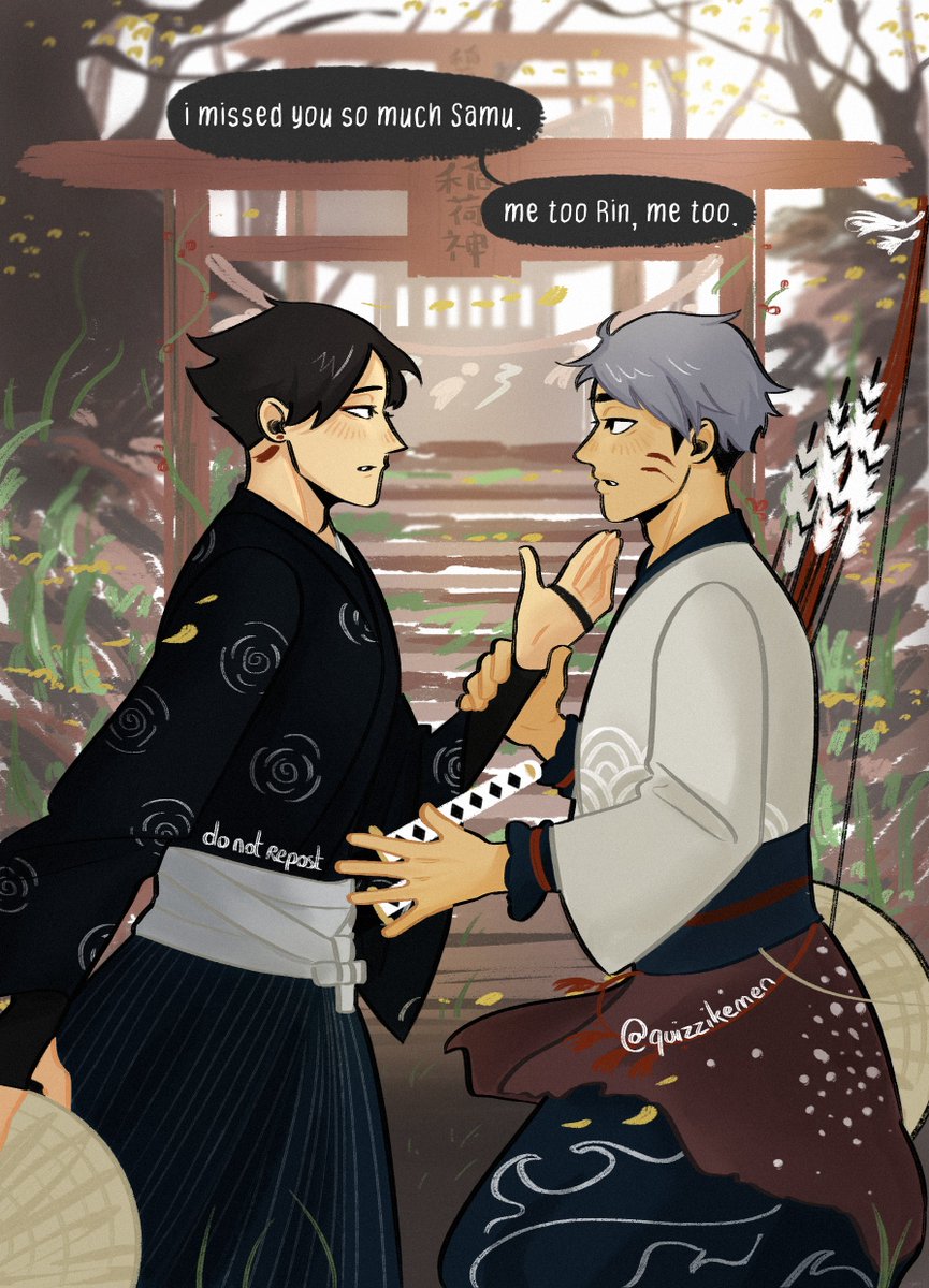 my valentine's @sunaosaexchange gift for @maynope00 !!
i hope you will enjoy this little #sunaosa comic ⛩️?
[part 1/2] #haikyuu 