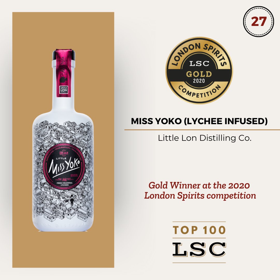 #Ginlovers ! Try this delicious gin 'Miss Yoko (Lychee Infused)' by Little Lon Distilling Co. your house parties this weekend 🍸
This gin bagged a gold medal with a score of 93 points at the 2020 London spirits competition.
#top100spirits #top100lsc #madeinmelbourne #distillery