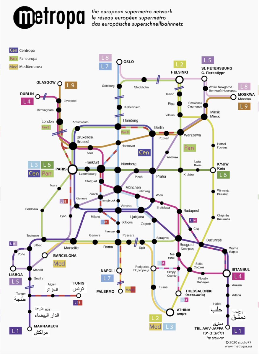 Enjoyable vision for a European train future. 
More: metropa.eu