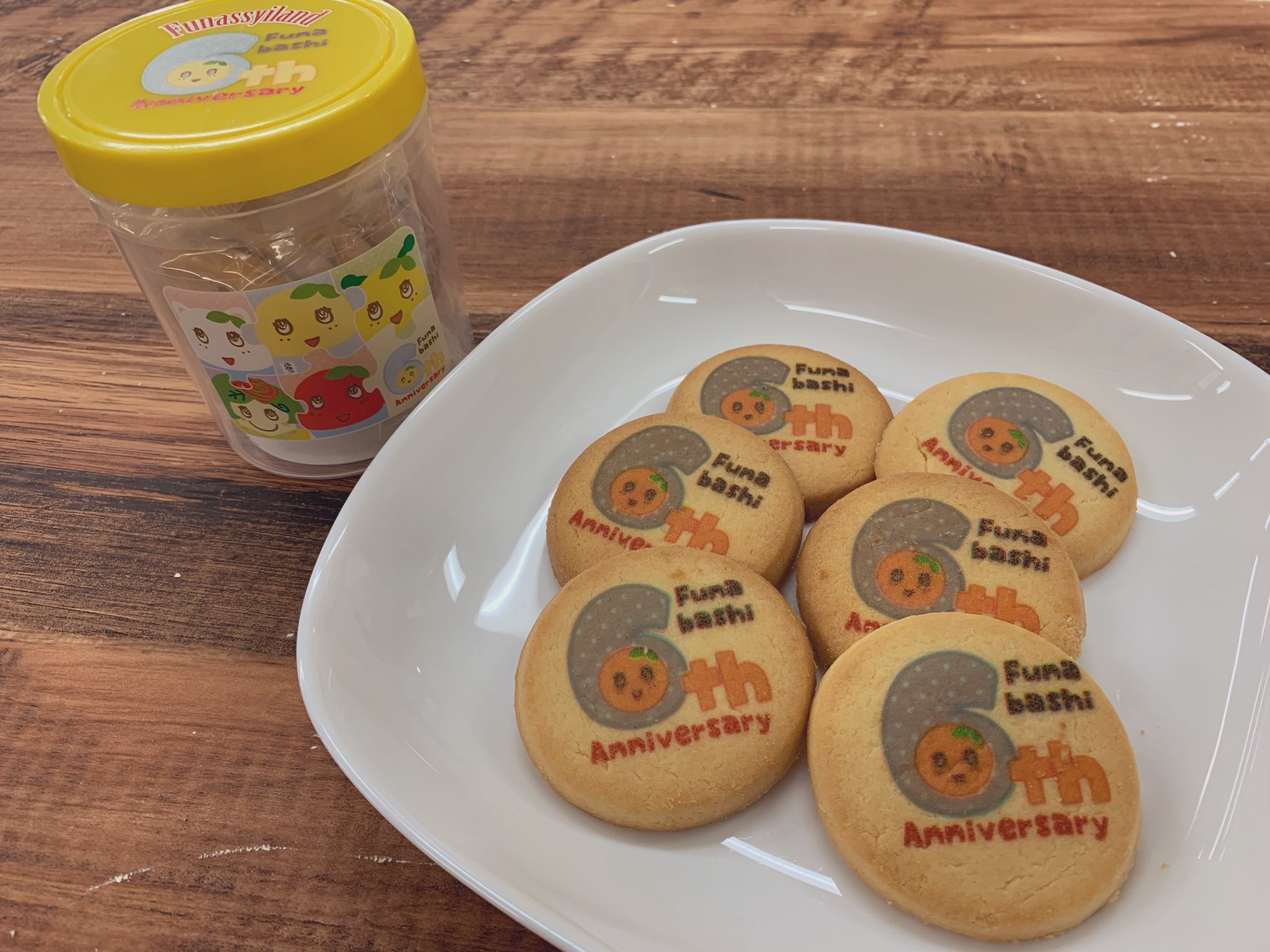 ふなっしーland船橋本店担当 2 13 土 新商品 ふなっしープリントクッキー 船橋6周年 600 税 ふなっしー 船橋本店限定 T Co Wgy7kdmaml Twitter