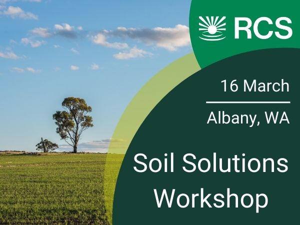 RegenWa's tweet image. REGISTER NOW for the RCS Soil Solutions Workshop in Albany on March 16th, and learn how to increase the overall health, productivity and value of your land. 
Early bird closes soon. 
rcsaustralia.com.au/event/ssw-alba…
@RCS_team #SoilSolutions #Albany #NicKentish #IncreaseProductivity #soils