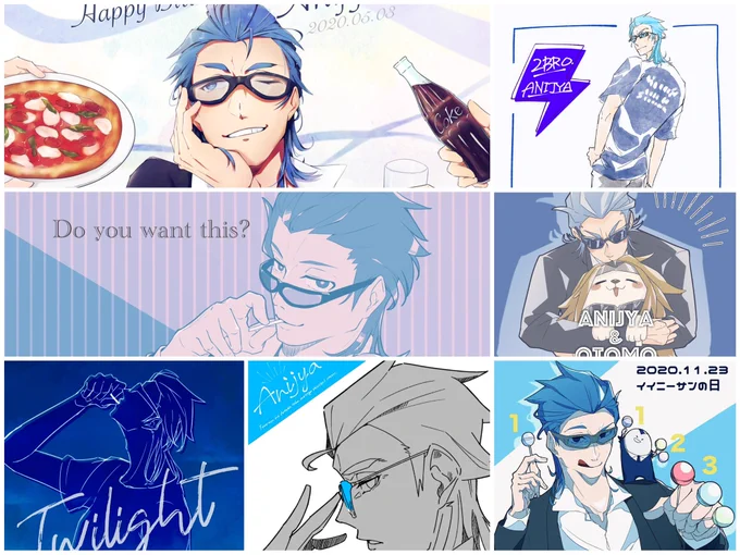 #私の兄者さんをみせるから貴方の兄者を見せて下さい
乗り遅れ…!お兄さん描くと思った以上に青い…(° o°) 