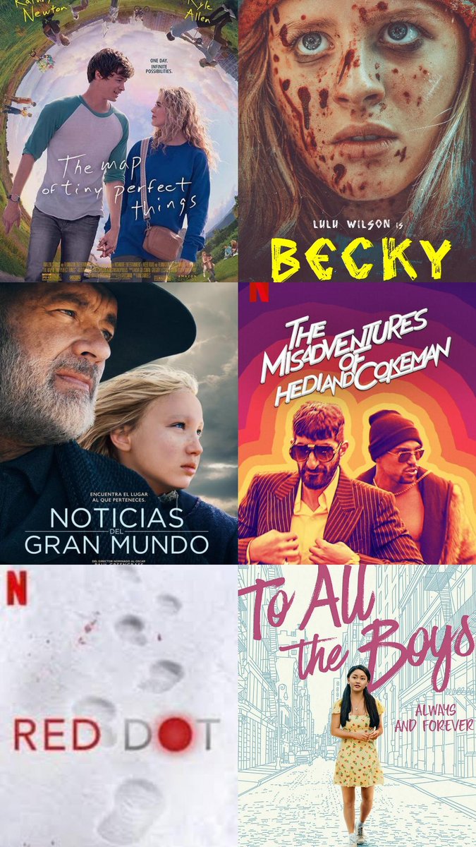 Rafa_jimenez7's tweet image. Antes de desaparecer hasta volver a la noche con el hypazo de #WandaVision, dejo por aquí los #estrenos de cine 2021 de esta semana en plataformas. 
Por mucho que Netflix traiga 4, mi corazoncito del fantástico me tira por el bucle temporal de #MapOfTinyPerfectThings y #Becky.