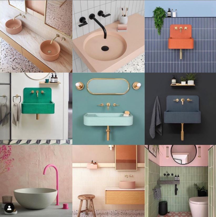 Concrete doesn't have to look industrial 
Kast Concrete Basins 
#interiora #newlyn #shoplocalpz #lovelocalpz #cornwall #supportsmallbusiness #shopsmall #bathroomdisplay #bathroomshowroom #bathroomdesign #bathroom #renovation #industrialdesign #concrete