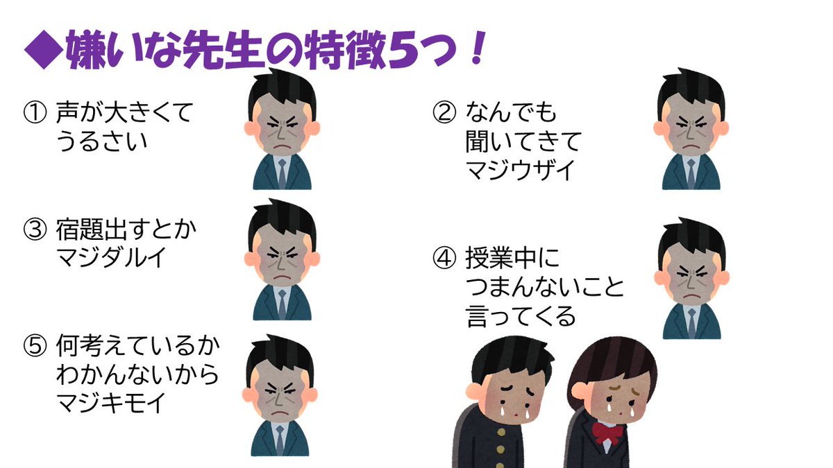 高校地理お助け部 好きな先生と嫌いな先生の差 高校地理お助け部 好きな先生と嫌いな先生の差