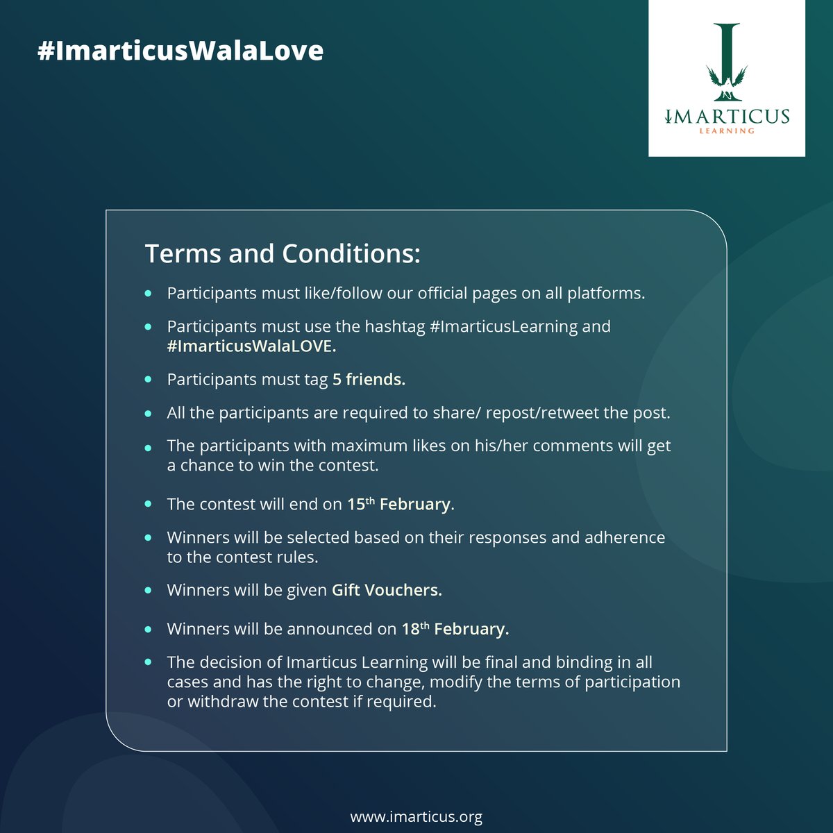 imarticus's tweet photo. #contestalert #winwinwin #vdaycontest #imarticuslearning #Imarticuswalalove https://t.co/0I88ryToA5