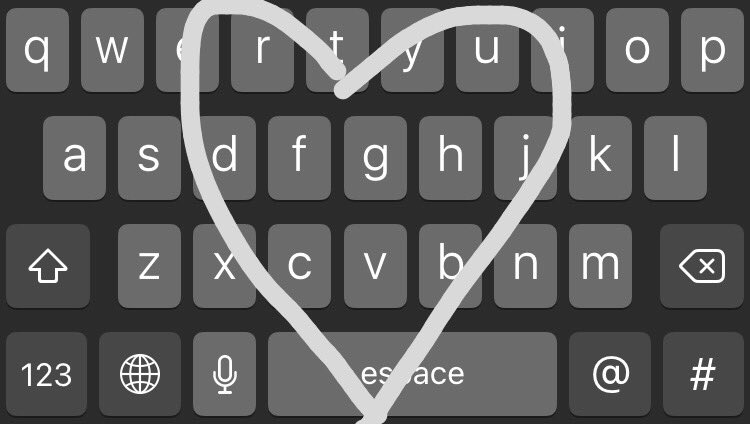 drearmwastakan's tweet photo. Make a heart with your keyboard. What ever comes up is what you’ll be doing for valentines. https://t.co/gt49u5wGbS